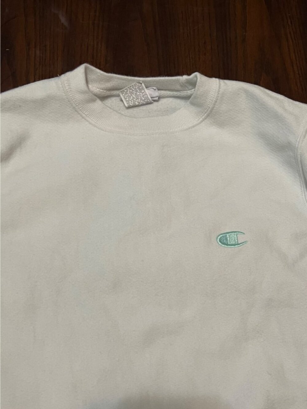Champion Reverse Weave Sweatshirt Crewneck White Spirit Jersey Classic Unisex XS - Picture 3 of 6